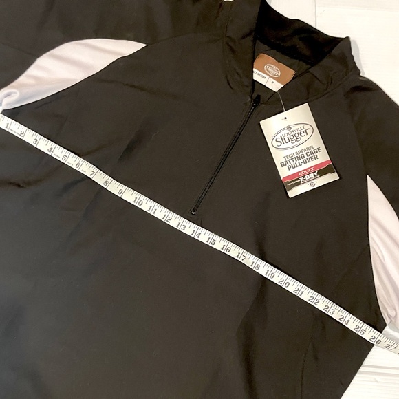 Mens Louisville Slugger Tech Apparel Batting Cage Pull-Over Top 1/4 zip Front - Picture 9 of 13